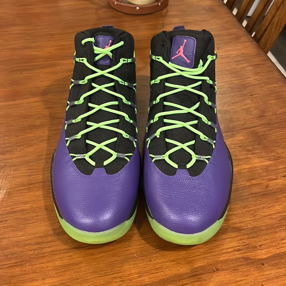 Nike Air Jordan Prime Flight Shoes Sneakers new 616846 018 Purple Mens Size 12
